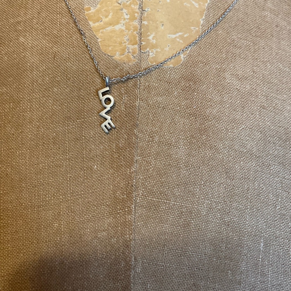 Sterling Silver Love Necklace